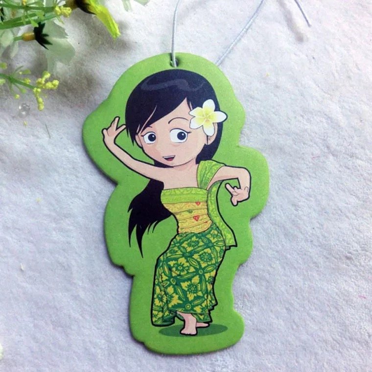 Custom design air freshener wholesale paper car hanging air freshener