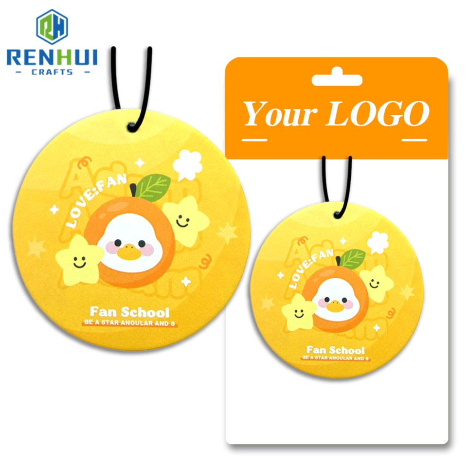 Sample Customization Wholesale Fashion Custom Fragrance Home Hanging Car Paper Air Freshener