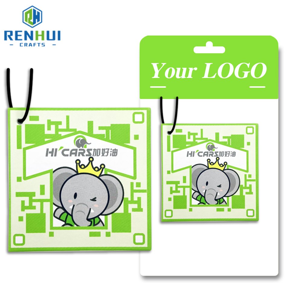 Sample Customization Wholesale Fashion Custom Fragrance Home Hanging Car Paper Air Freshener