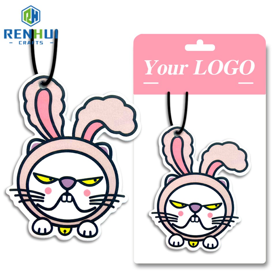 Sample Customization Wholesale Fashion Custom Fragrance Home Hanging Car Paper Air Freshener