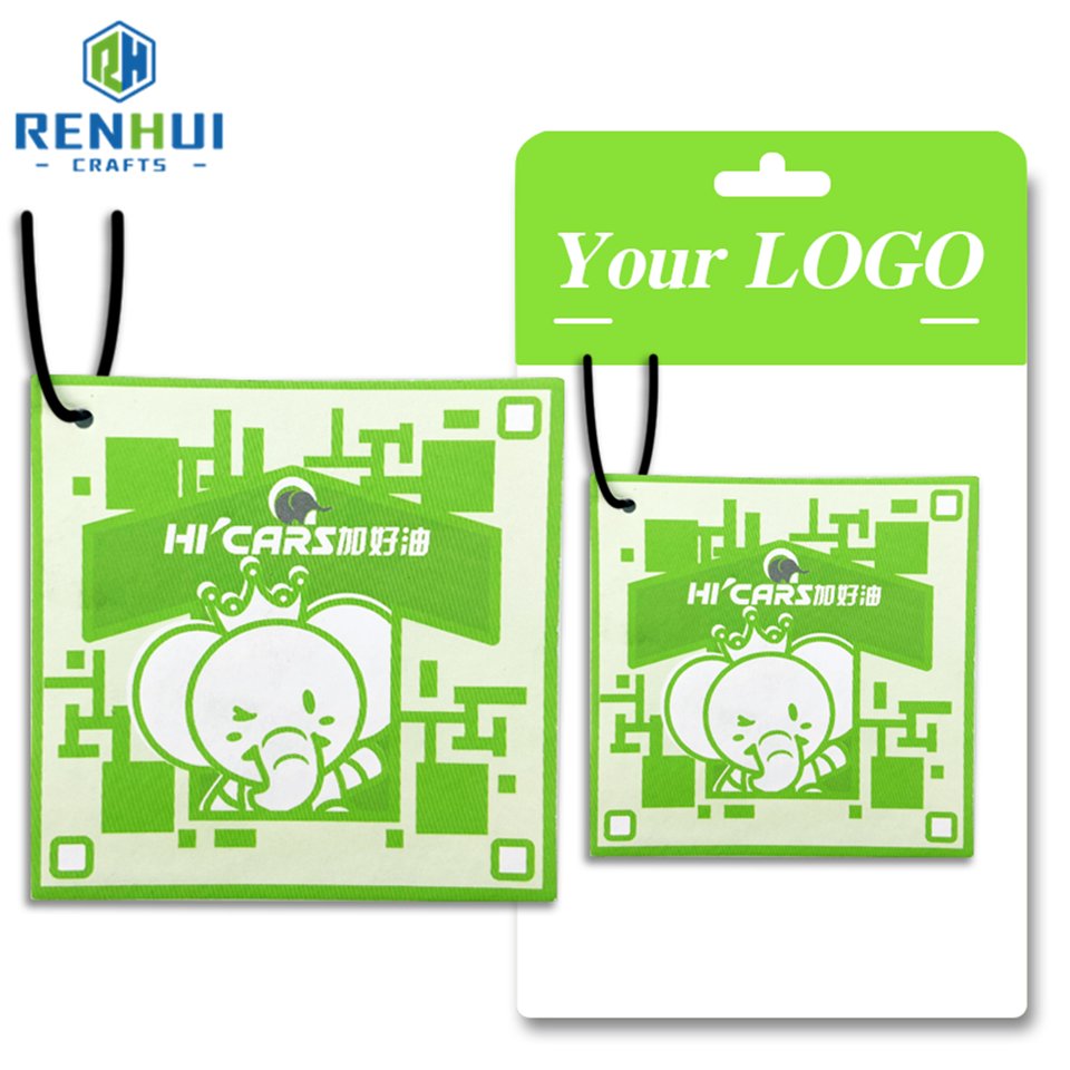 Sample Customization Wholesale Fashion Custom Fragrance Home Hanging Car Paper Air Freshener