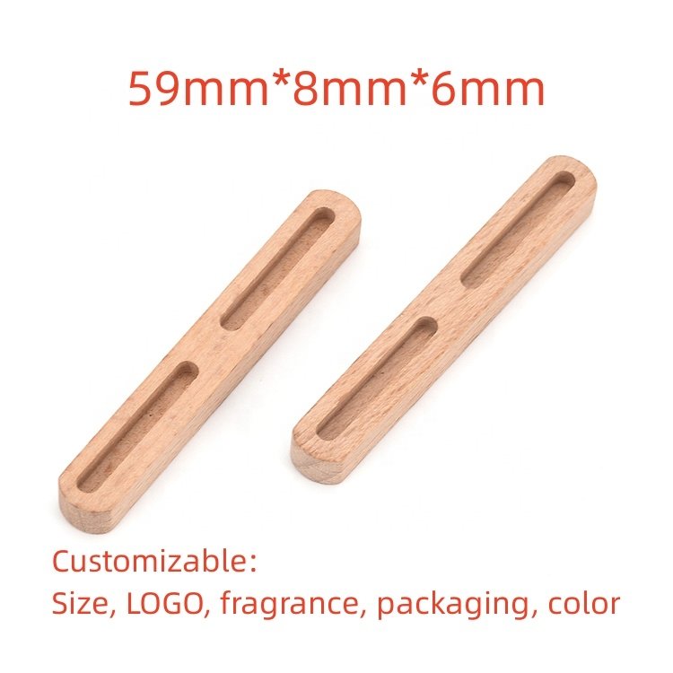 Custom-Filled PE Wood Tablets Portable Modern Solid Perfume Essence Vent Clip Car Air Freshener Rose Ocean Lemon Orange Cologne