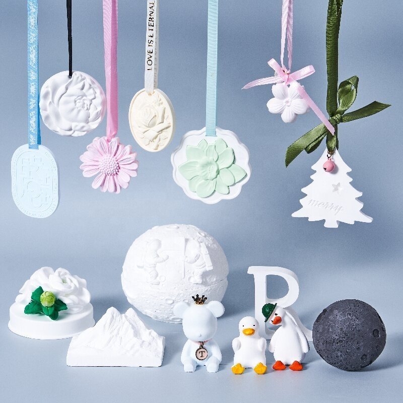 Customized Ceramic Car Home Air Freshener Air Fresheners Ceramic Stone Diffuser Aroma Stone Diffuser for Home Decoration