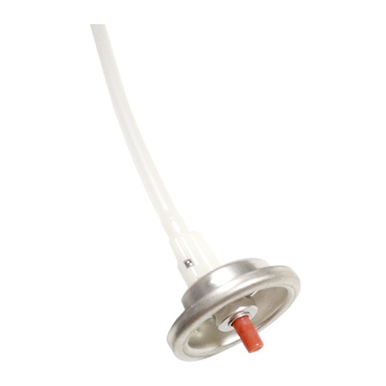 Aerosol metered valves for aerosol car care cans