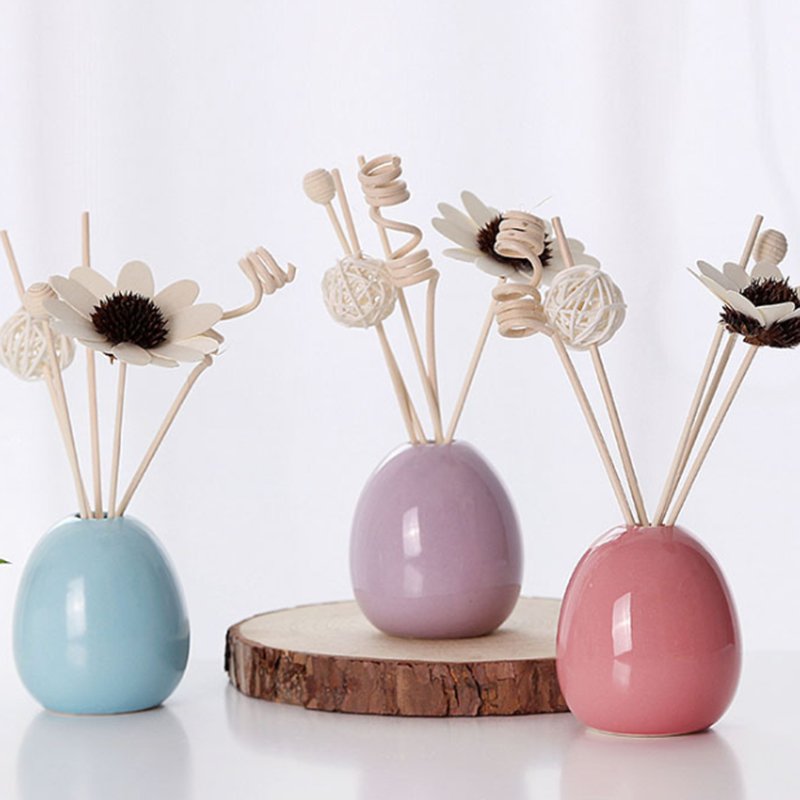Custom ceramic car home fragrance aroma reed diffuser