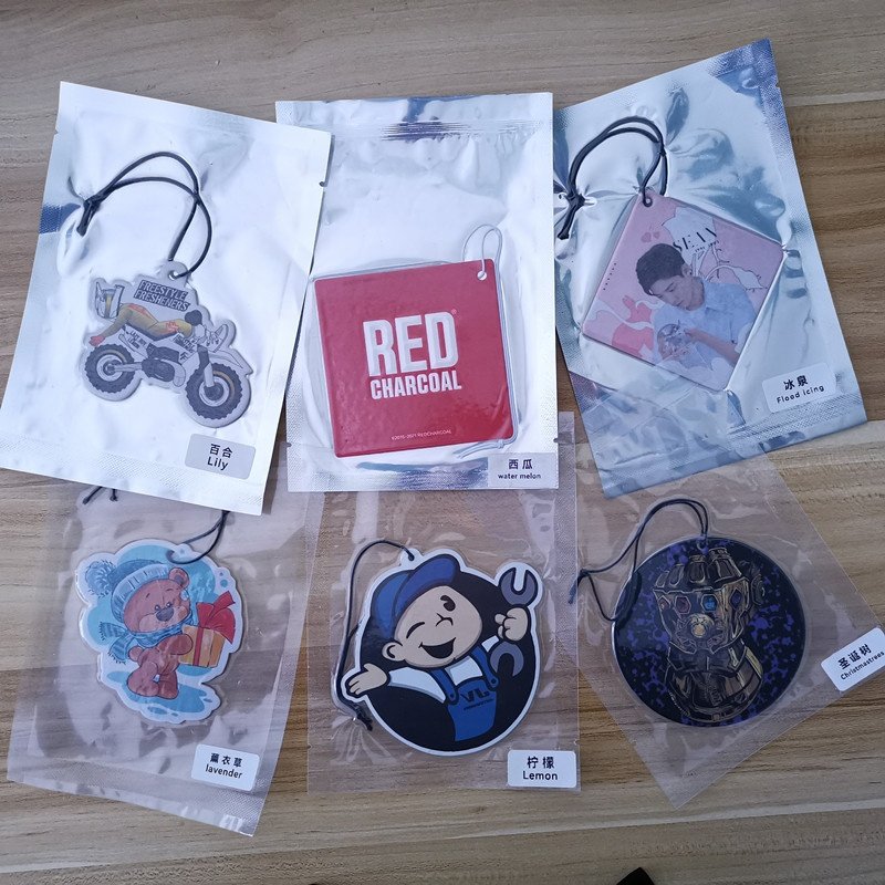 Strong Scent Customized Logo Paper Car Air Fragrance Air Freshener Luxury Car Air Freshener Custom Logo And Design