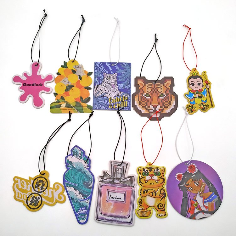 Scented Cards Wardrobe Car Air Fresheners Diffuser Head Card Perfume