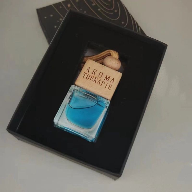 Glass car perfume essential oil 8ML bottle car freshener diffuser car parfums for auto