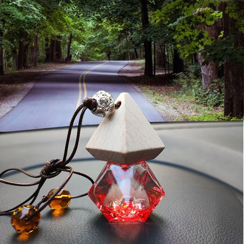 Glass car perfume essential oil 8ML bottle car freshener diffuser car parfums for auto