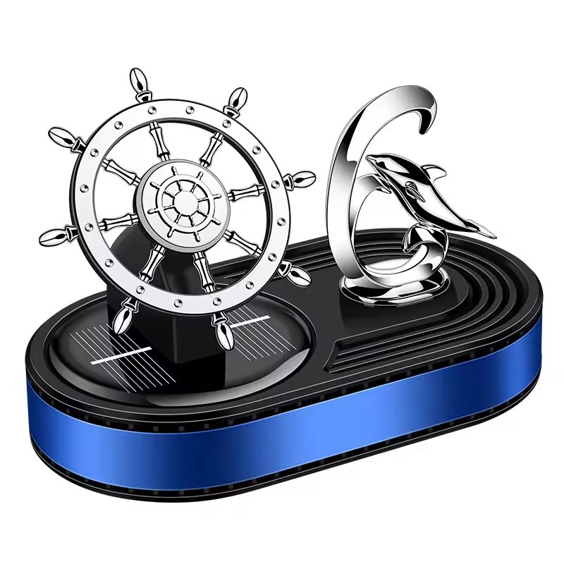 Ship Shape Solar Car Perfume Air Freshener Dashboard Accessory Fragrance Wholesaler