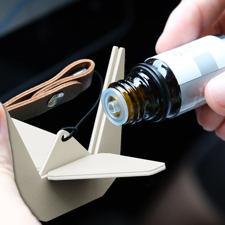 Best Wish Paper Crane Paper Car Air Freshener Perfume Hanging Car Air Freshener New Arrival Car Interior Decoration Custom