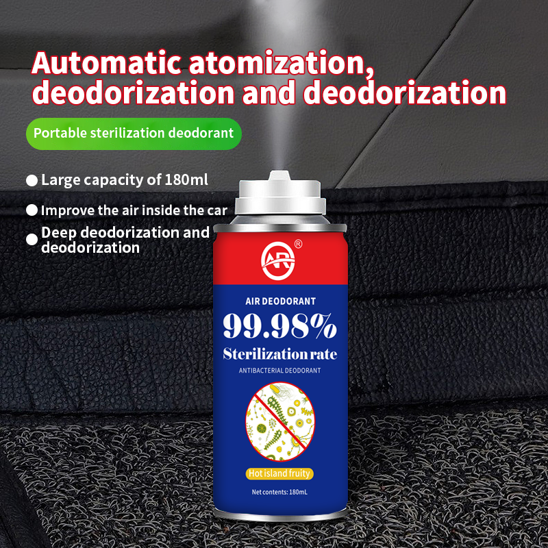 Strong Auto Car Deodorant & Bactericide Convenient forest scent Spray Use car space air refresher Car interior air cleaner