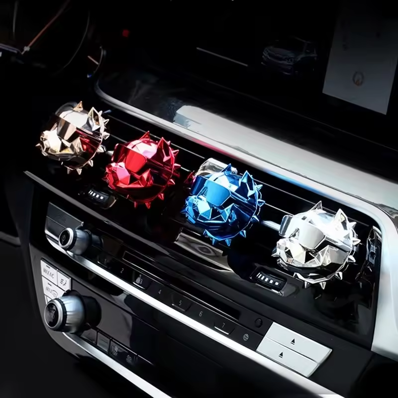 Factory Direct Sales Bulldog Customized Car Air Clip Car Interior Vent Fragrance Odor Diffuser Car Air Freshener