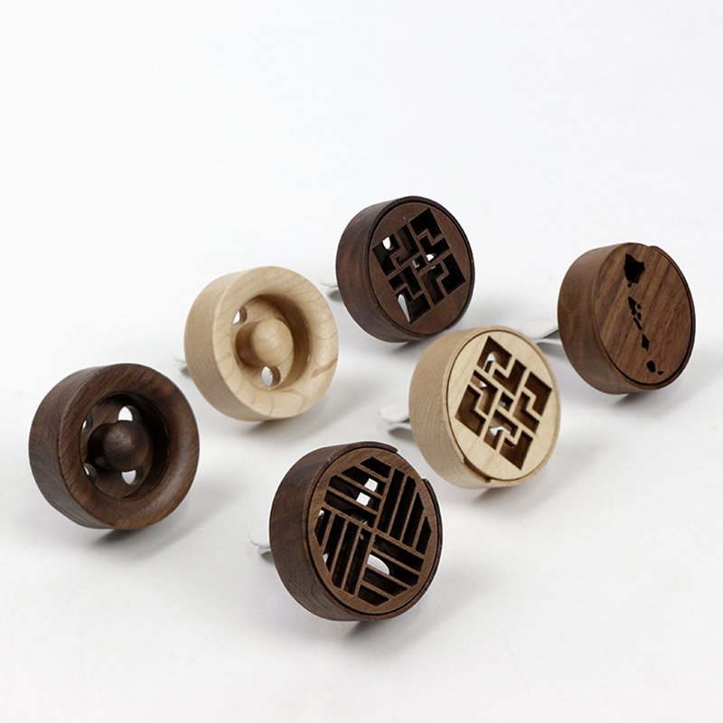 Laser Engraving Car Perfume Diffuser Clips Elegant Air Fresheners Vent Clip