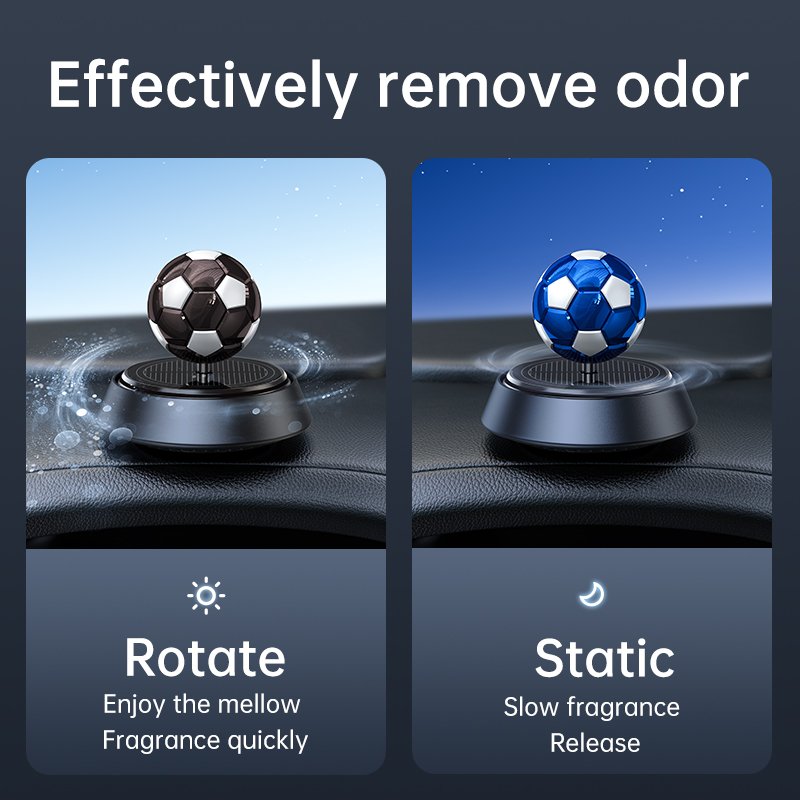 air fresheners car freshener Solar rotating interior decoration essential oil perfume customization