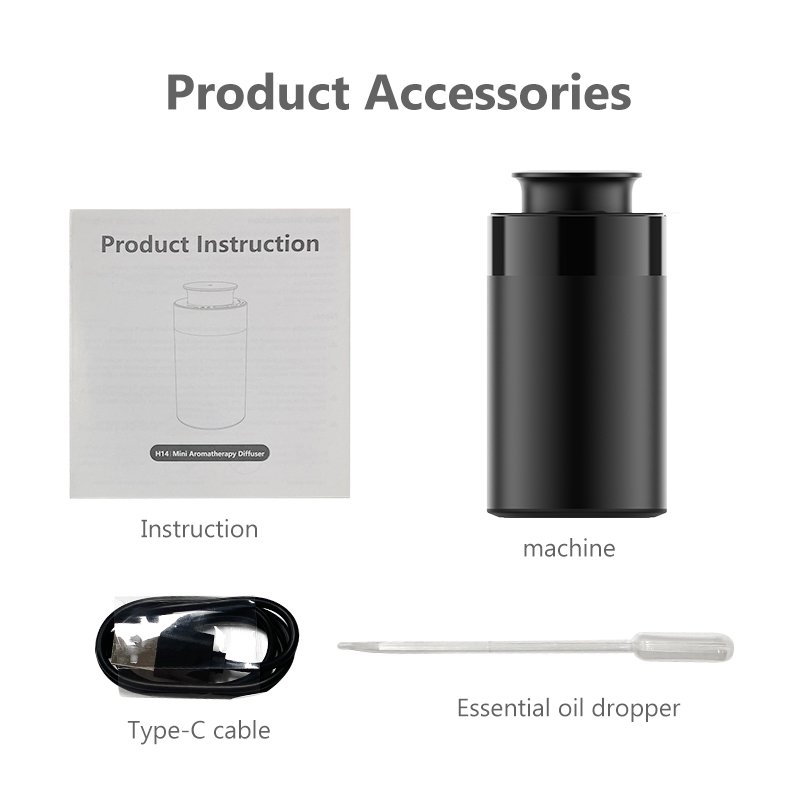 DANQ Aromatherapy USB Mini Portable Customized Car Air Home Essential Oil Humidifier Aroma Diffuser
