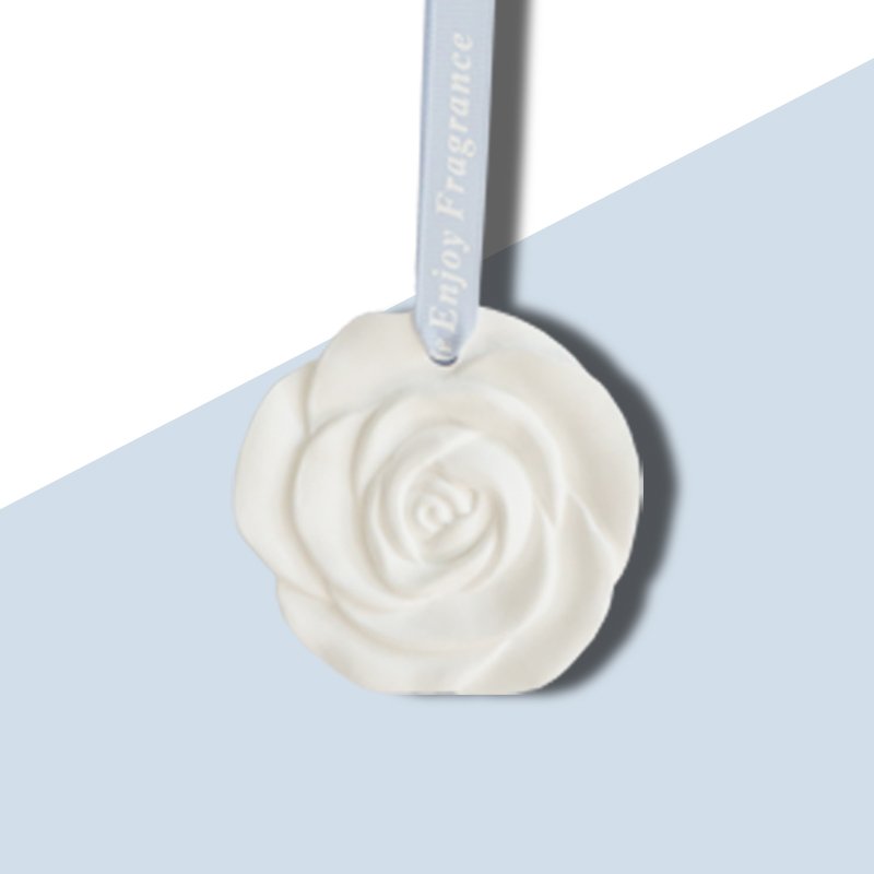 Factory Wholesale Home Office Hanging Car Air Freshener Scented Ceramic Flower Aromatherapy Porcelain Fragrance Oil Diffuser