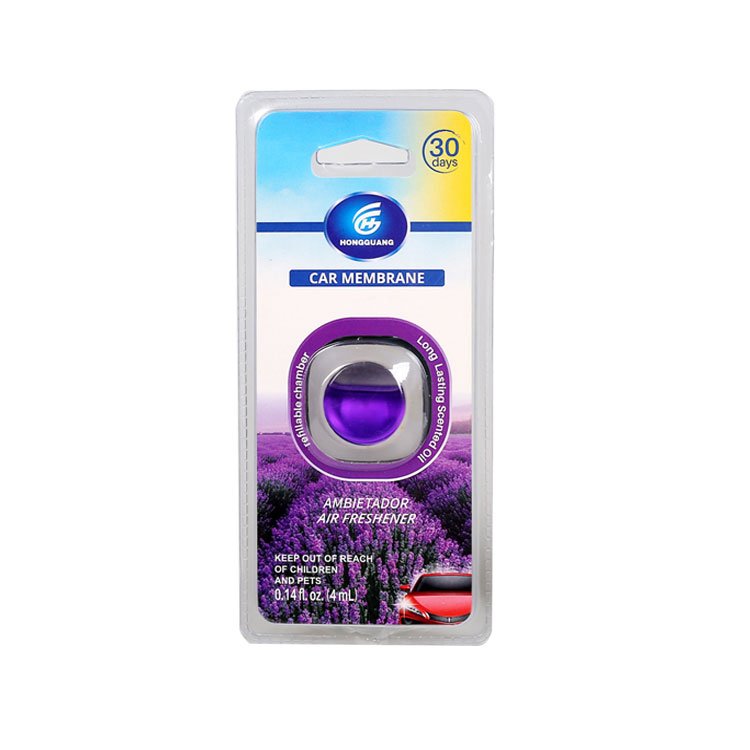 Wholesale Modern Square Membrane Car Air Freshener Custom Size Vent Air Diffuser Liquid Lily Rose Fragrance