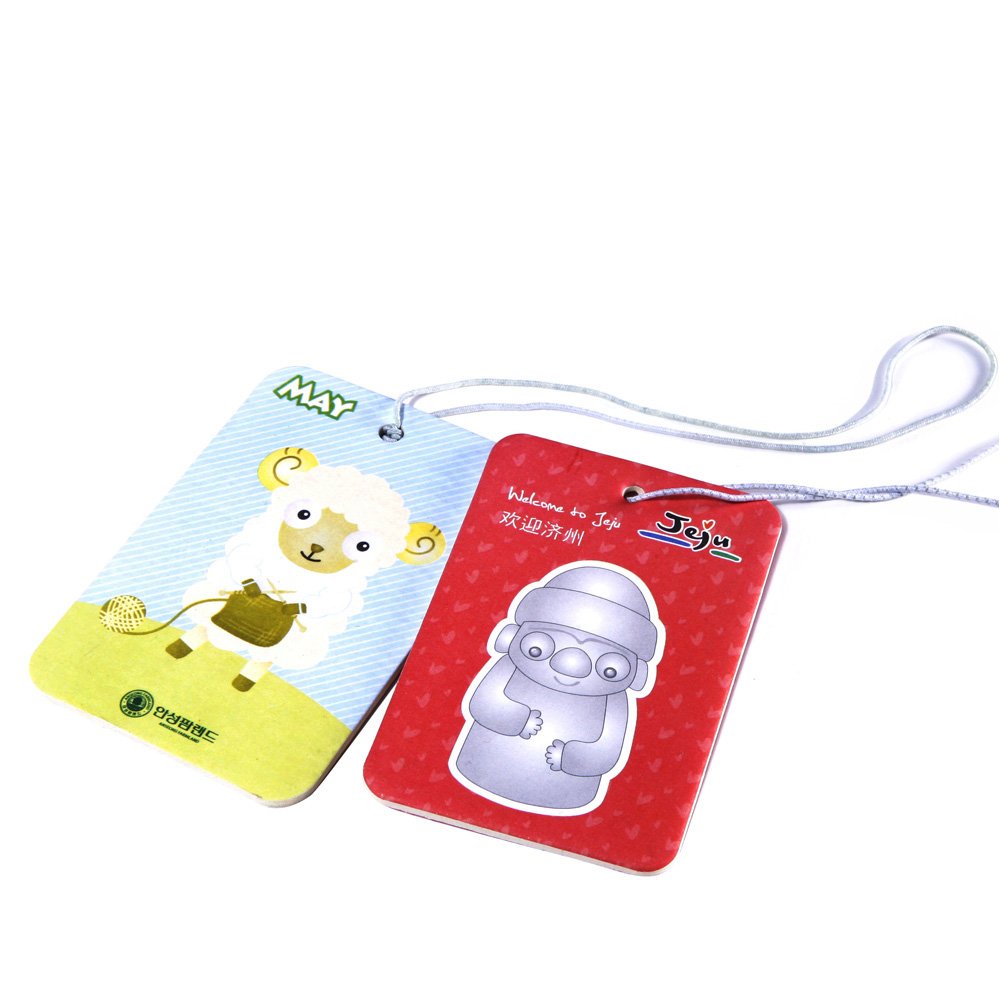 Custom Design Car Air Fresheners Decorative Hanging Perfume Paper Car Fresheners