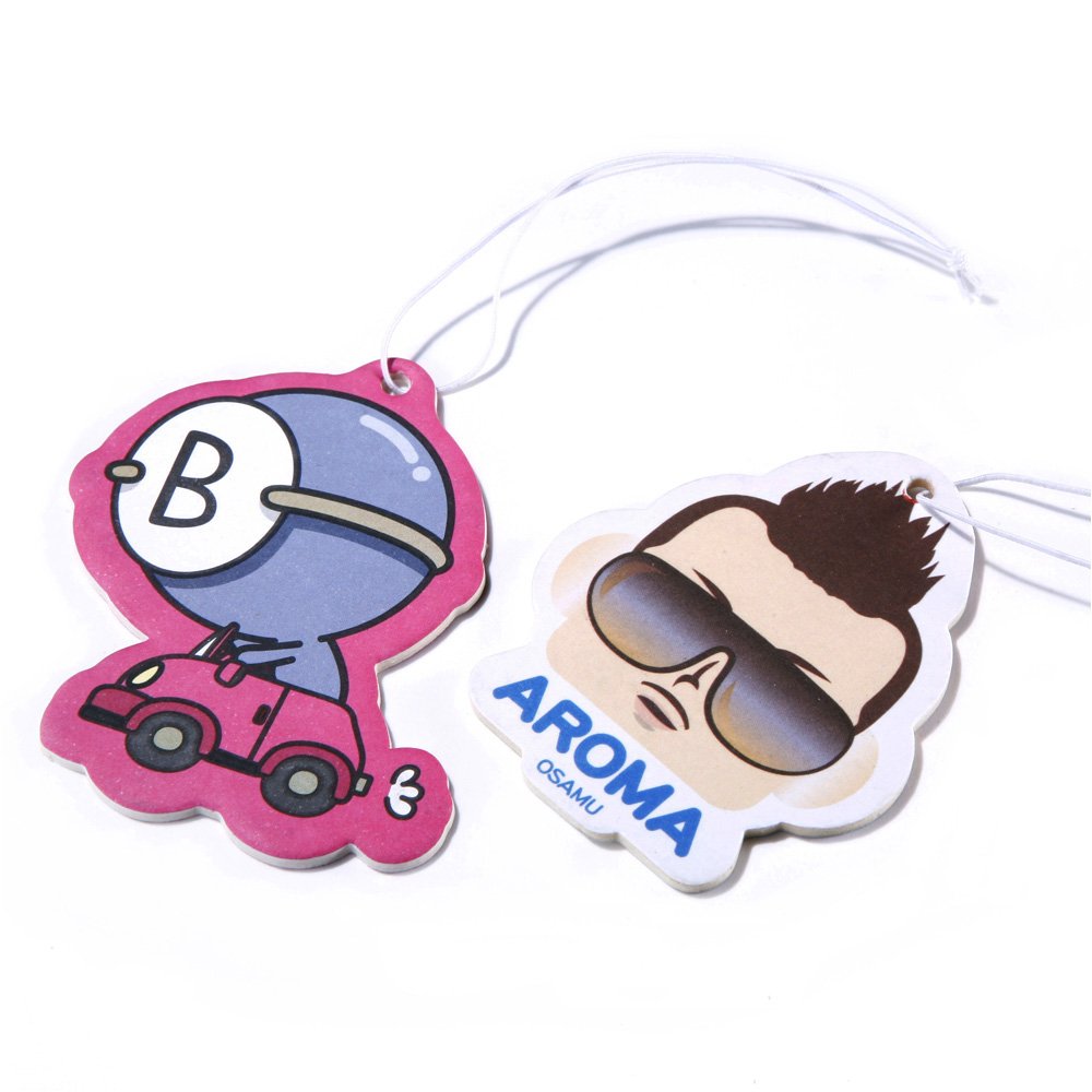 Custom Design Car Air Fresheners Decorative Hanging Perfume Paper Car Fresheners