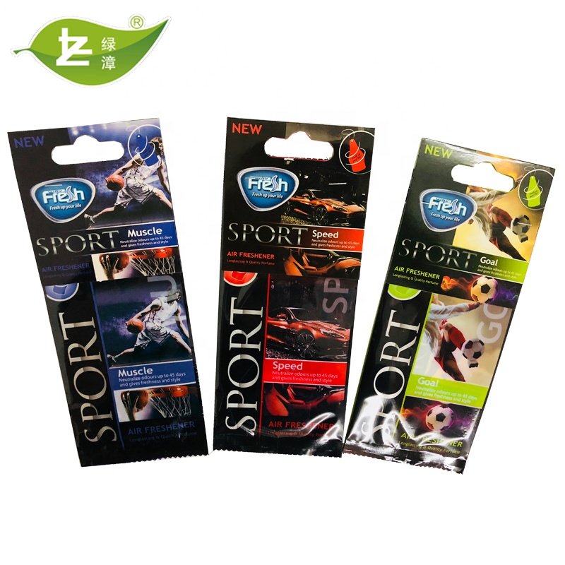 Customized Design High quality paper Hanging car Air Freshener