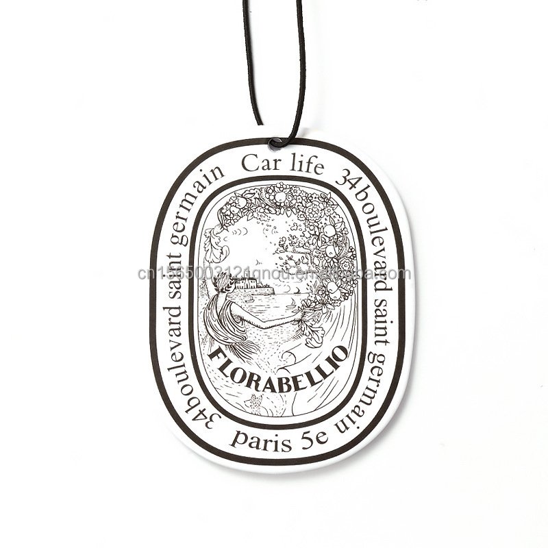 Aromatherapy Pendant Air freshener Fragrance Car Perfume Card Scented Paper Card for Home