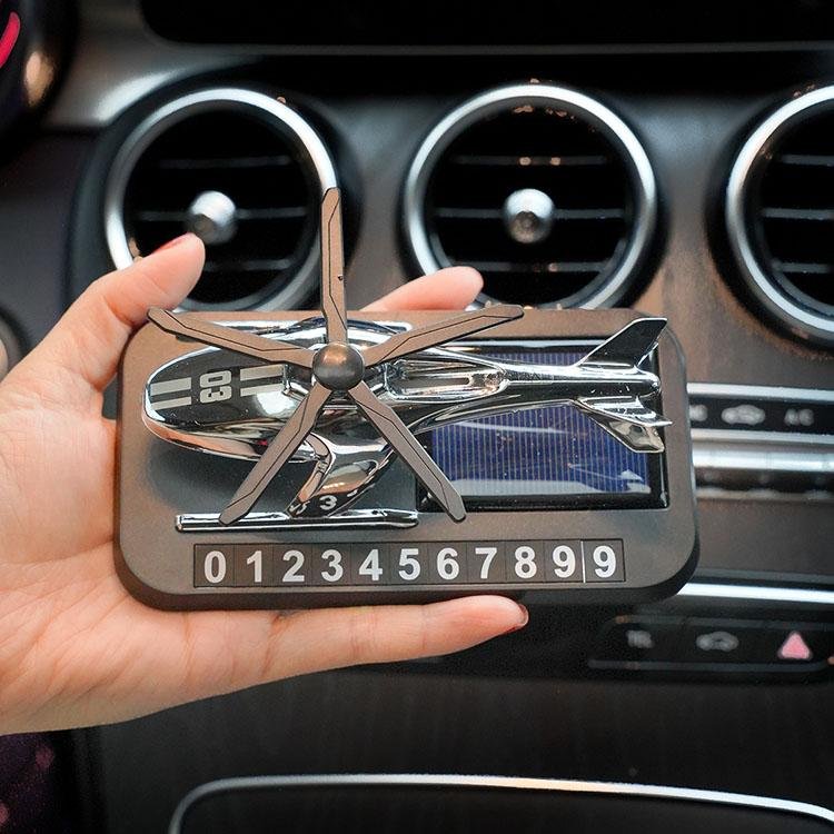 Senbolia Hot Sale Luxury Car Perfume Air Freshener Solar Energy Rotating Zinc Alloy