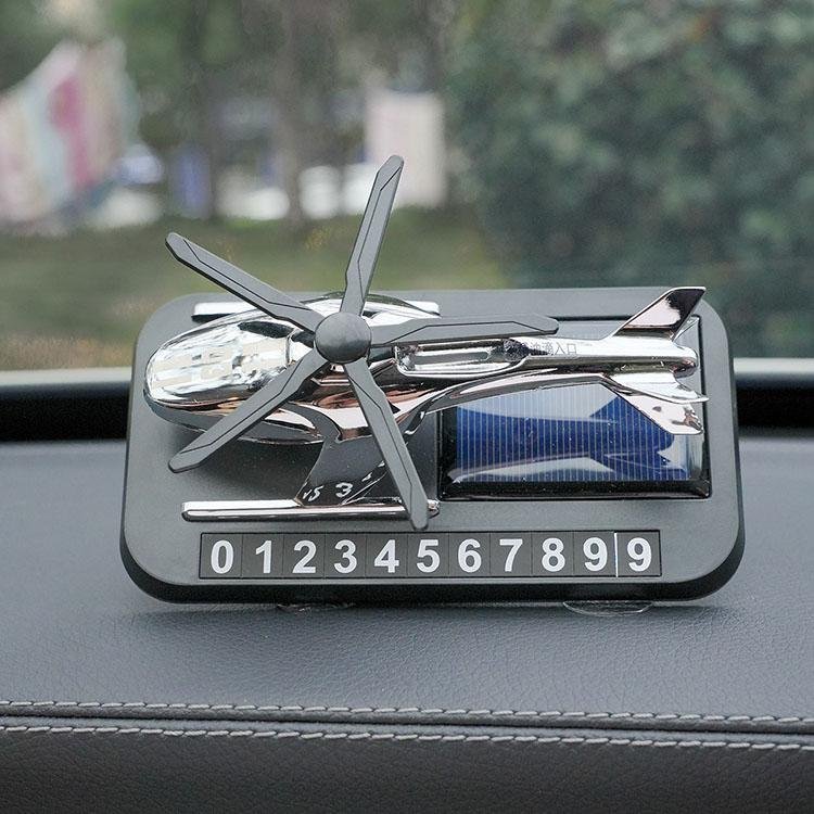 Senbolia Hot Sale Luxury Car Perfume Air Freshener Solar Energy Rotating Zinc Alloy