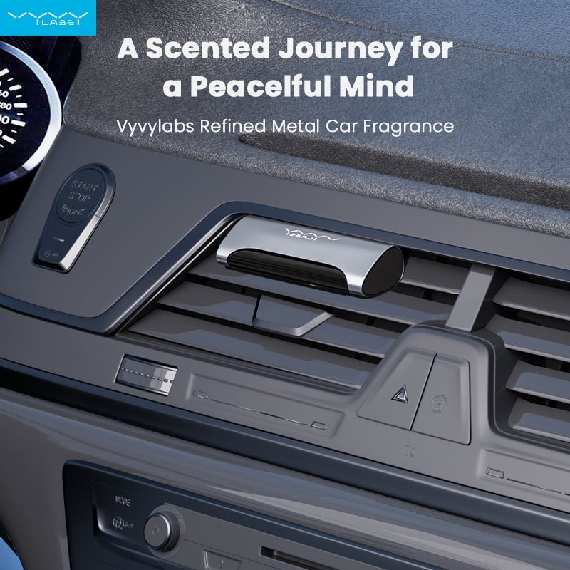 Vyvylabs Car Air Fresheners Scents Diffuser Vent Clips Perfume Essential Oil Sticks For Automotive Fragrance Accessories