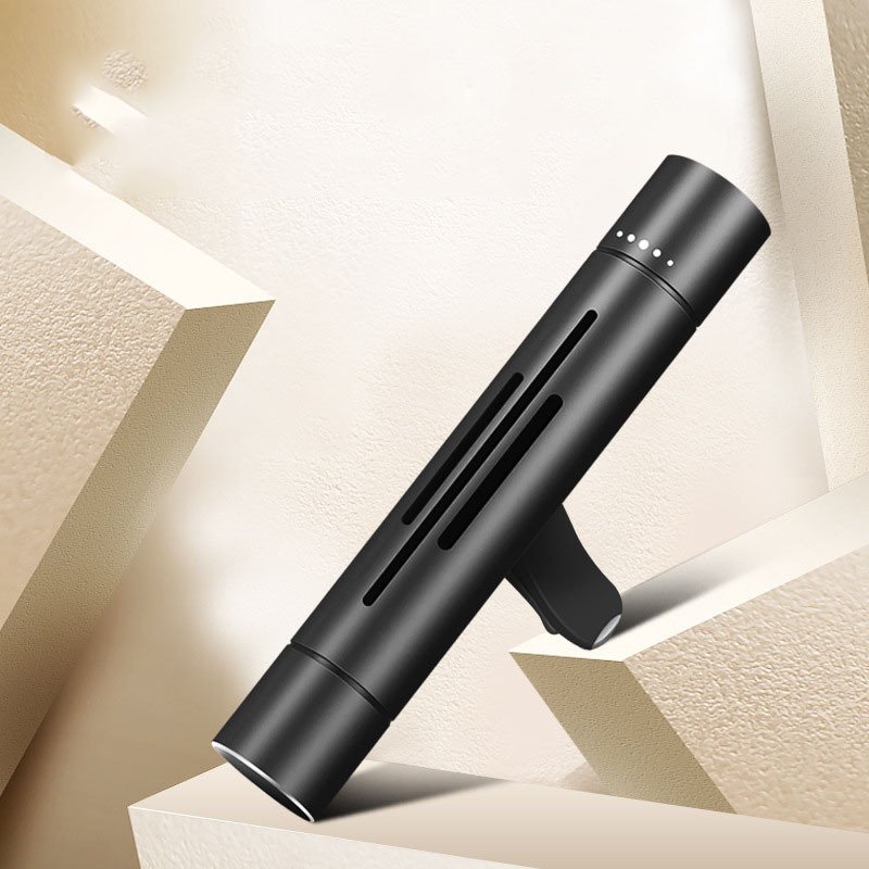 High Quality Mini Black Aromatherapy Car Fragrance Diffuser Car Freshener Vent Clip Car Perfume