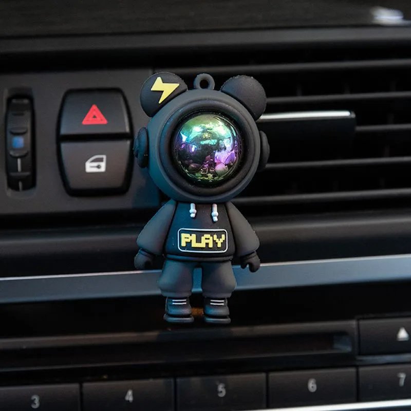 Car Air Outlet Perfume Clip Cartoon Astronaut Air Conditioning Air Outlet Car Aromatherapy Clip Car Interior Accessories