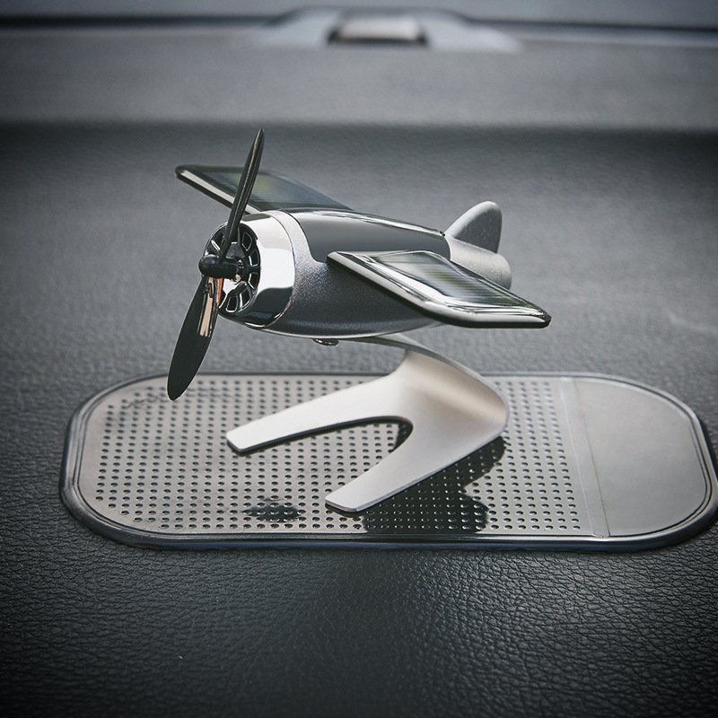 Car Air Freshener Smell In The Styling Solar Airplane Model Center Console Decoration Auto Fragrance Air Fresheners