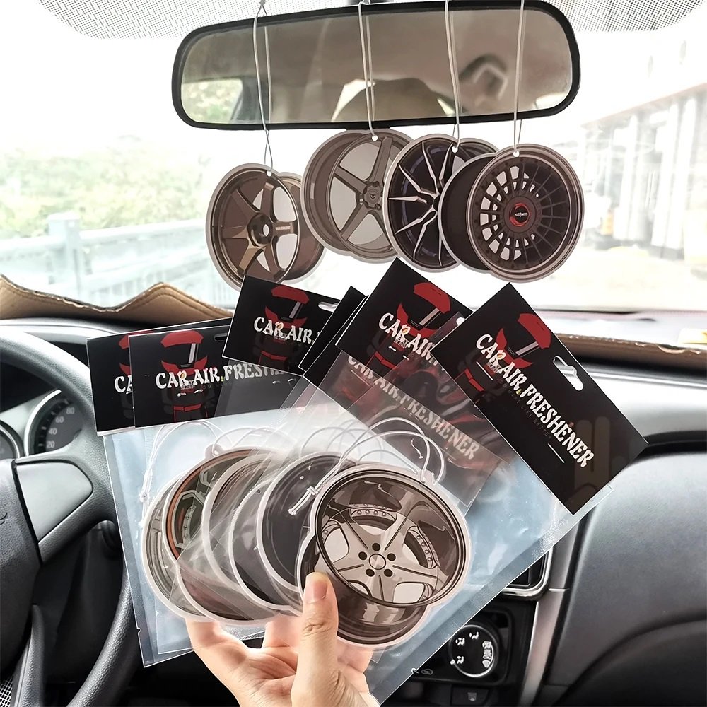 Luxury Last Scents Hanging Air Freshener Perfume Diffuser Smell Fresheners Funny Tree Design for Car Home Paper Air Fragrance