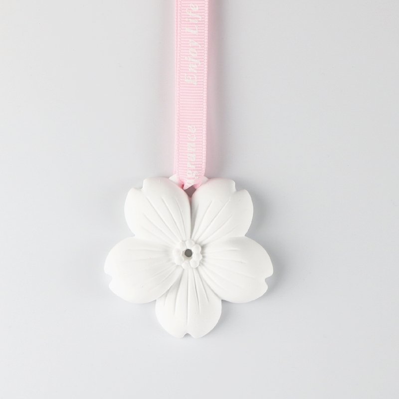 Car Hanging Scented Home Wardrobe Air Freshener Ceramic Aroma Stone Plaster Flower Porcelain Fragrance Essential Oil Diffuser