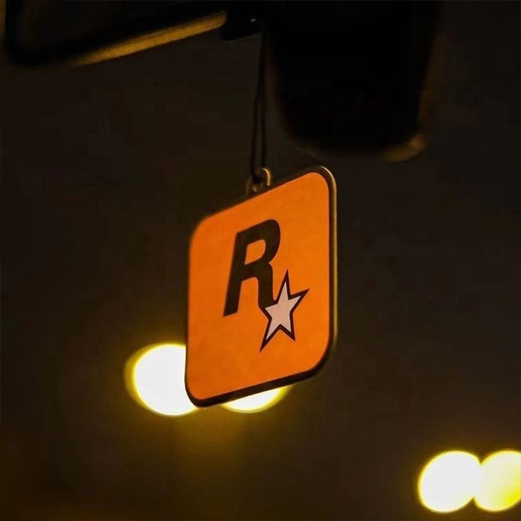Car Interior Gadgets R Star Rear View Natural Hanging Paper Card Car Perfume Hanging Car Air Freshener