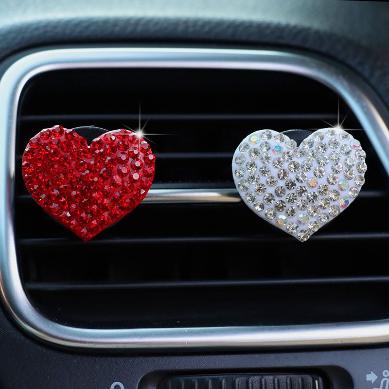 Car Air Fresheners Vents Clips Vehicle Air Conditioning Outlet Clip Rhinestone Cute Car Interior Decoration