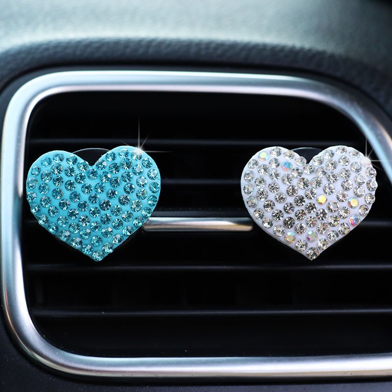 Car Air Fresheners Vents Clips Vehicle Air Conditioning Outlet Clip Rhinestone Cute Car Interior Decoration