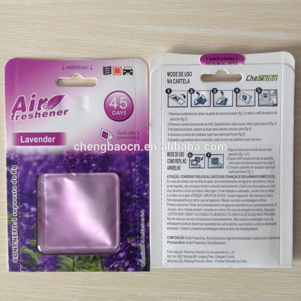 Liquid Membrane Car Air Freshener Perfume Custom Logo Auto Home Deodorant Gel Fresh