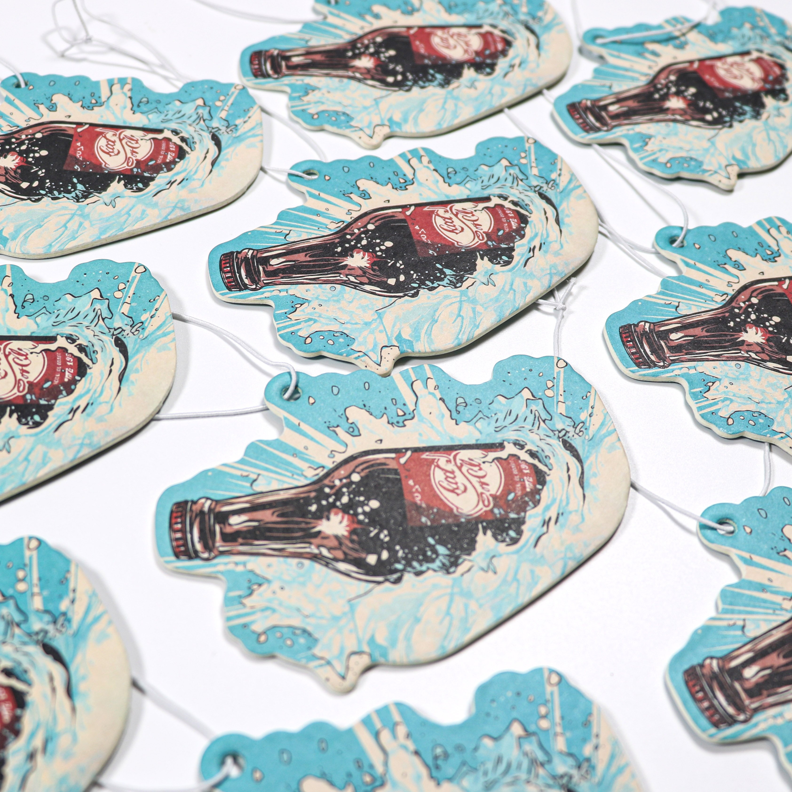 customized Car Air Freshener Double Sided scent Design Aroma Hanging Air Freshener/Custom Paper Car Air Freshener