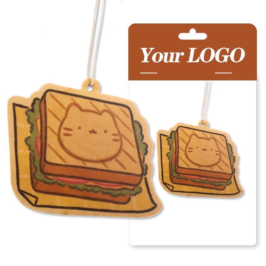 wholesale custom car air fragrance paper hanger car air freshener for different shapes and scents