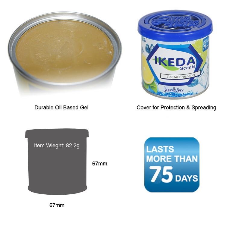 IKEDA aroma toilet gel air freshener
