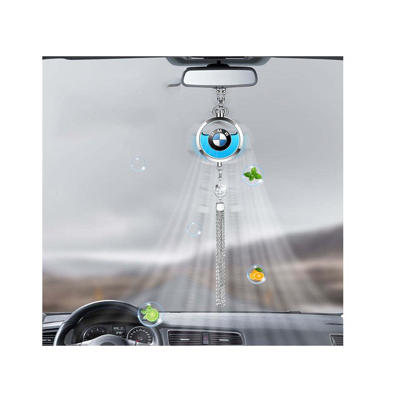 Fashion Logo Luxury Car Scents Hanging Pendant Air Freshener Perfume Car Essential Oil Hanging