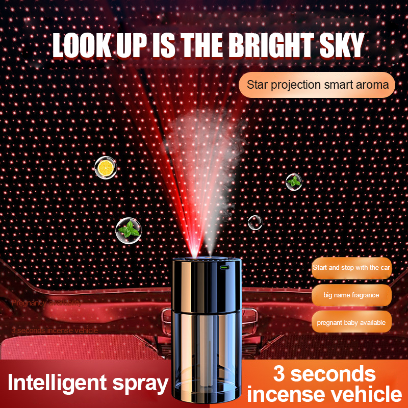 Fashion New Perfume Accessories Aromatherapy Automatic Spray Aroma Diffuser Car Air Freshener