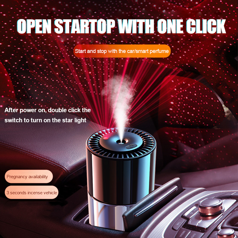 Fashion New Perfume Accessories Aromatherapy Automatic Spray Aroma Diffuser Car Air Freshener