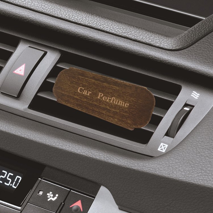 Best Selling Oem Car Fragrance Perfume Diffuser Vent Exhaust Clip Fragrance Diffusing Wooden Car Scent Air Freshener