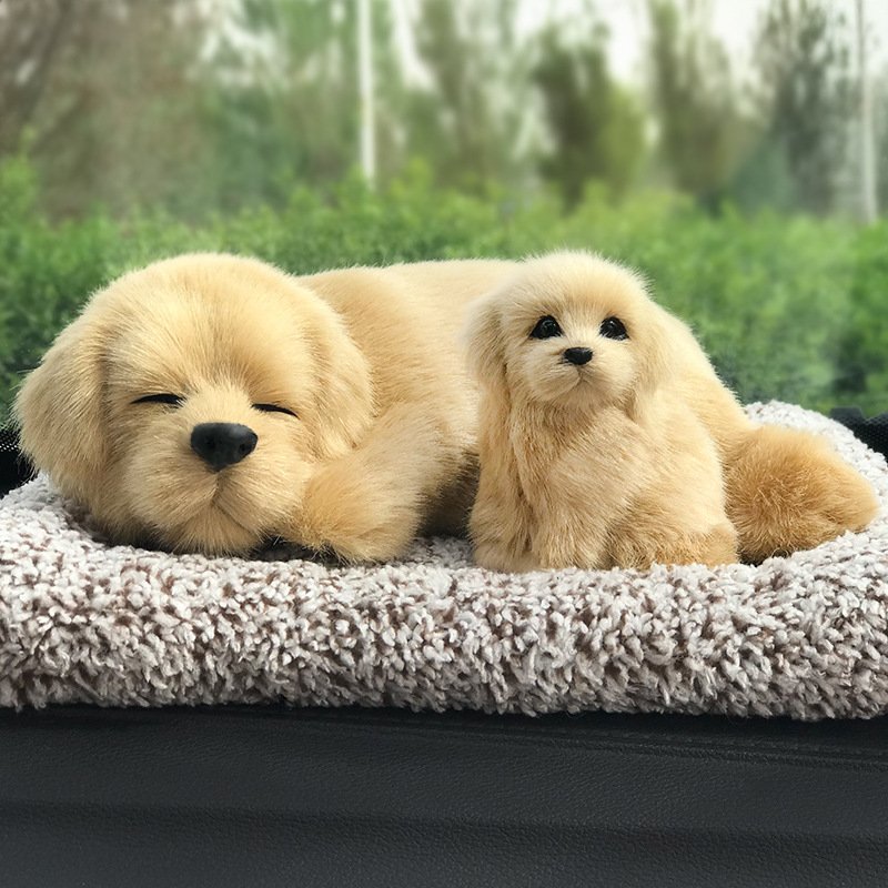 340g Modern Style Universal Interior Cute Animal Decoration Eco-Friendly Car Dashboard Accessories Air Freshener with Dog Toy