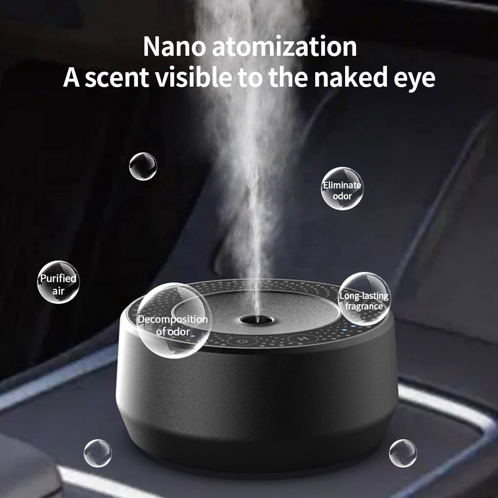 Smart Waterless Electric Auto Essential Oil Portable USB Mini Car Aroma Diffuser For Cars Humidifier Car Aroma Diffuser