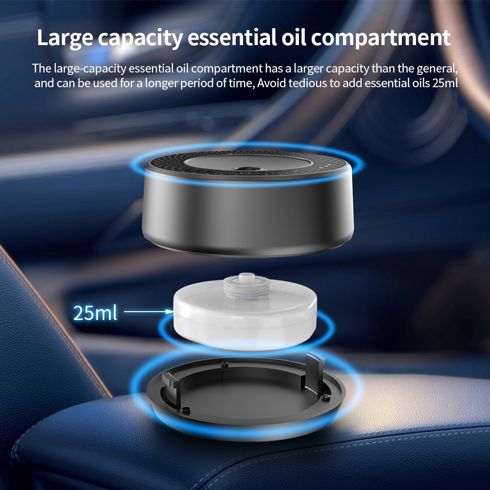 Smart Waterless Electric Auto Essential Oil Portable USB Mini Car Aroma Diffuser For Cars Humidifier Car Aroma Diffuser