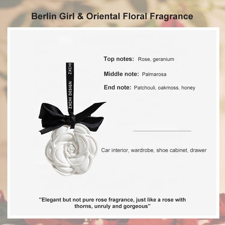 Women's Sachet Wardrobe and Car Air Freshener Hanging Closets Sachet Packet with Aromatherapy Plaster Perfume for Home Car Decor