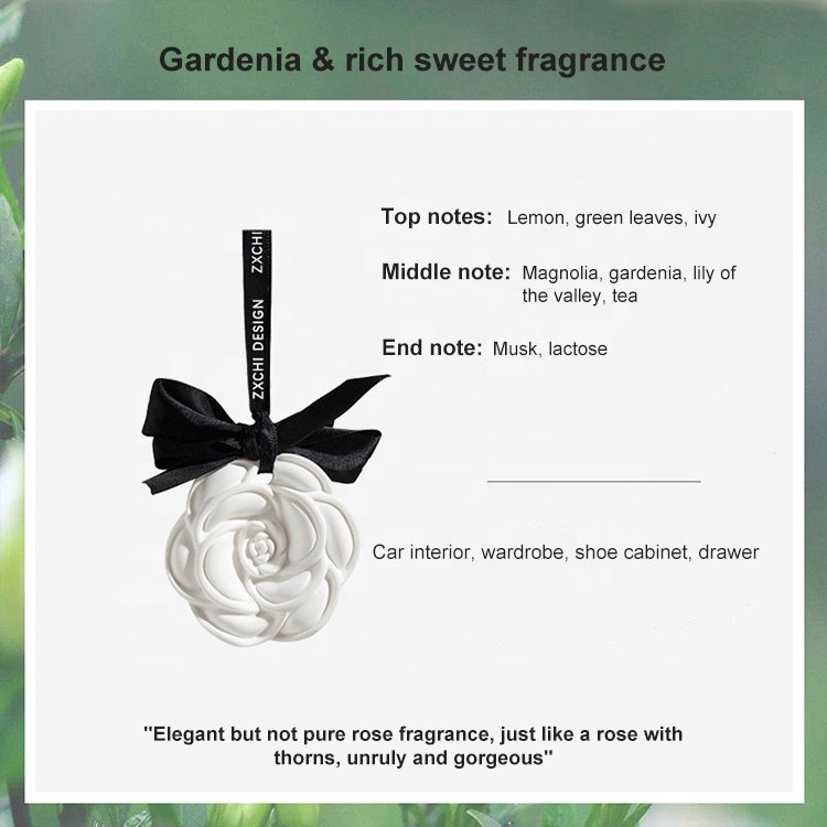 Women's Sachet Wardrobe and Car Air Freshener Hanging Closets Sachet Packet with Aromatherapy Plaster Perfume for Home Car Decor